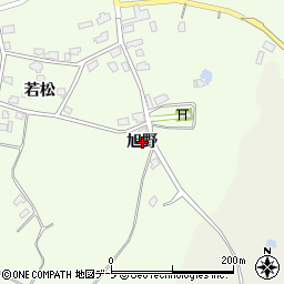 青森県つがる市木造三ツ館（旭野）周辺の地図