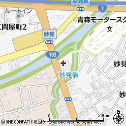 株式会社ラグノオささき　青森支店周辺の地図