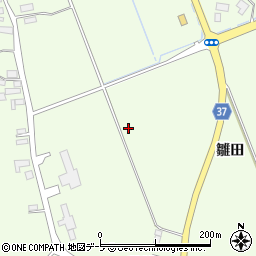 青森県つがる市柏広須周辺の地図