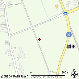 青森県つがる市柏広須周辺の地図