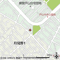 日本キリスト教団　青森・戸山教会周辺の地図