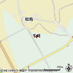 青森県五所川原市松野木千刈周辺の地図