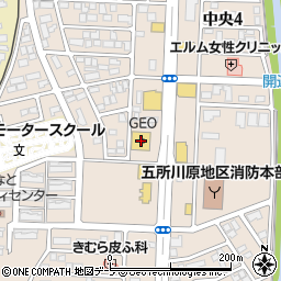ゲオ五所川原店周辺の地図