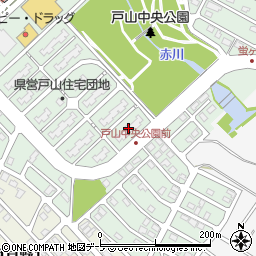 戸山団地県営住宅１３号棟周辺の地図