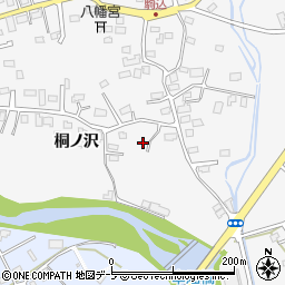 青森県青森市駒込桐ノ沢83-2周辺の地図