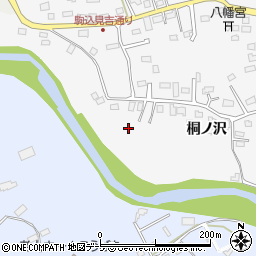 青森県青森市駒込桐ノ沢52周辺の地図