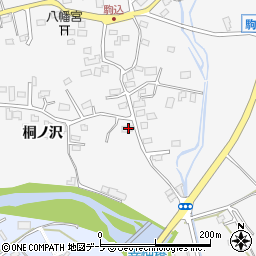 青森県青森市駒込桐ノ沢90周辺の地図
