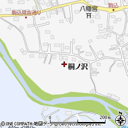 青森県青森市駒込桐ノ沢62周辺の地図