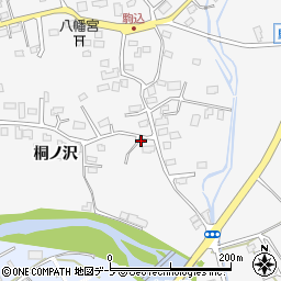 青森県青森市駒込桐ノ沢92周辺の地図