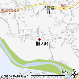 青森県青森市駒込桐ノ沢69周辺の地図