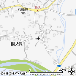 青森県青森市駒込桐ノ沢88-1周辺の地図