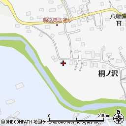 青森県青森市駒込桐ノ沢53周辺の地図