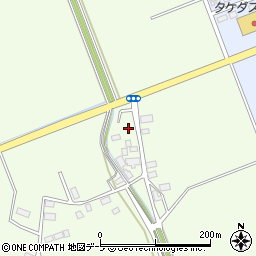 青森県つがる市柏広須（松元）周辺の地図
