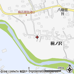 青森県青森市駒込桐ノ沢56周辺の地図