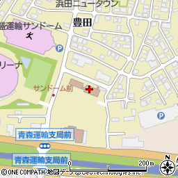 青森県　タクシー運転者登録センター周辺の地図
