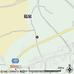 青森県五所川原市松野木福泉108周辺の地図