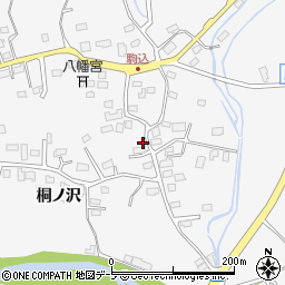 青森県青森市駒込桐ノ沢87周辺の地図