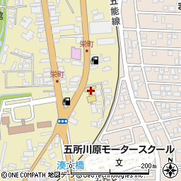 青森トヨタ自動車ツインプラザ五所川原店周辺の地図