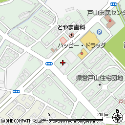 ローソン青森蛍沢店周辺の地図