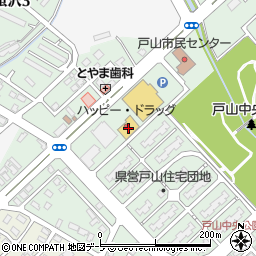 青森銀行ハッピー・ドラッグ青森戸山店 ＡＴＭ周辺の地図