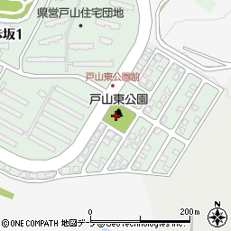 戸山東公園周辺の地図