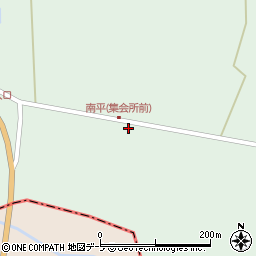 青森県上北郡東北町向平16周辺の地図