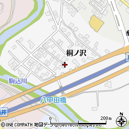 青森県青森市駒込桐ノ沢8周辺の地図