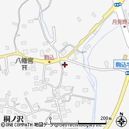 青森県青森市駒込月見野16-1周辺の地図
