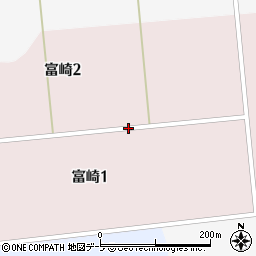 青森県三沢市富崎周辺の地図