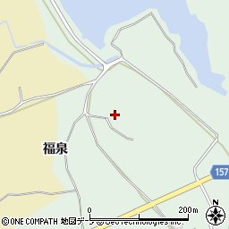 青森県五所川原市松野木福泉183周辺の地図