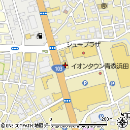 ゲオ　青森浜田店周辺の地図