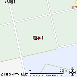 〒033-0162 青森県三沢市越下の地図