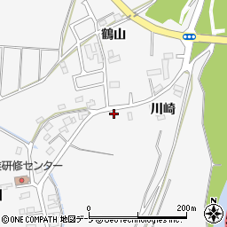 青森県つがる市柏下古川川崎周辺の地図