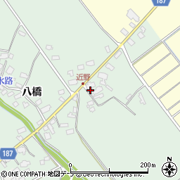 青森県つがる市木造菊川鏡山周辺の地図