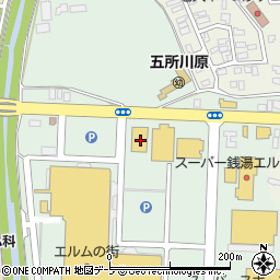 ユニクロ五所川原エルムの街店周辺の地図