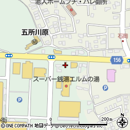 すき家五所川原唐笠柳店周辺の地図