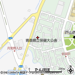 青森県立保健大学教員公舎Ｅ棟周辺の地図