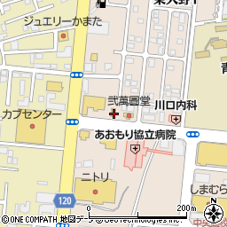 カレーハウスＣｏＣｏ壱番屋青森大野店周辺の地図