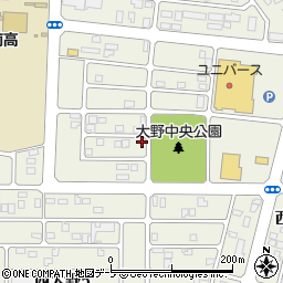 青森県青森市西大野3丁目10-1周辺の地図