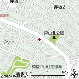 青森県青森市赤坂1丁目24周辺の地図