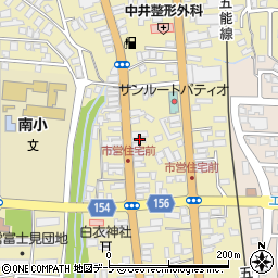 尾崎印判店周辺の地図
