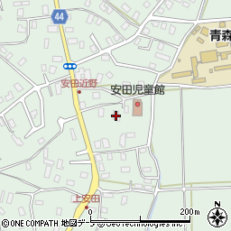 青森市役所　福祉部安田児童館周辺の地図