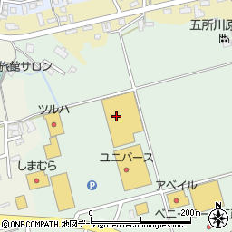 ＤＣＭ五所川原店周辺の地図