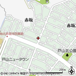青森県青森市赤坂2丁目5-11周辺の地図