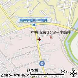 青森中筒井郵便局 ＡＴＭ周辺の地図