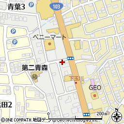 青森市浜田福祉館周辺の地図