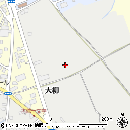青森県青森市古館大柳周辺の地図