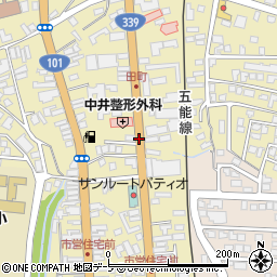 国道３３９号線周辺の地図