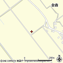 青森県つがる市木造柴田周辺の地図