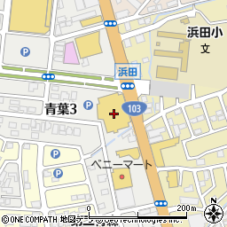 マクドナルドＤＣＭ青森中央店周辺の地図